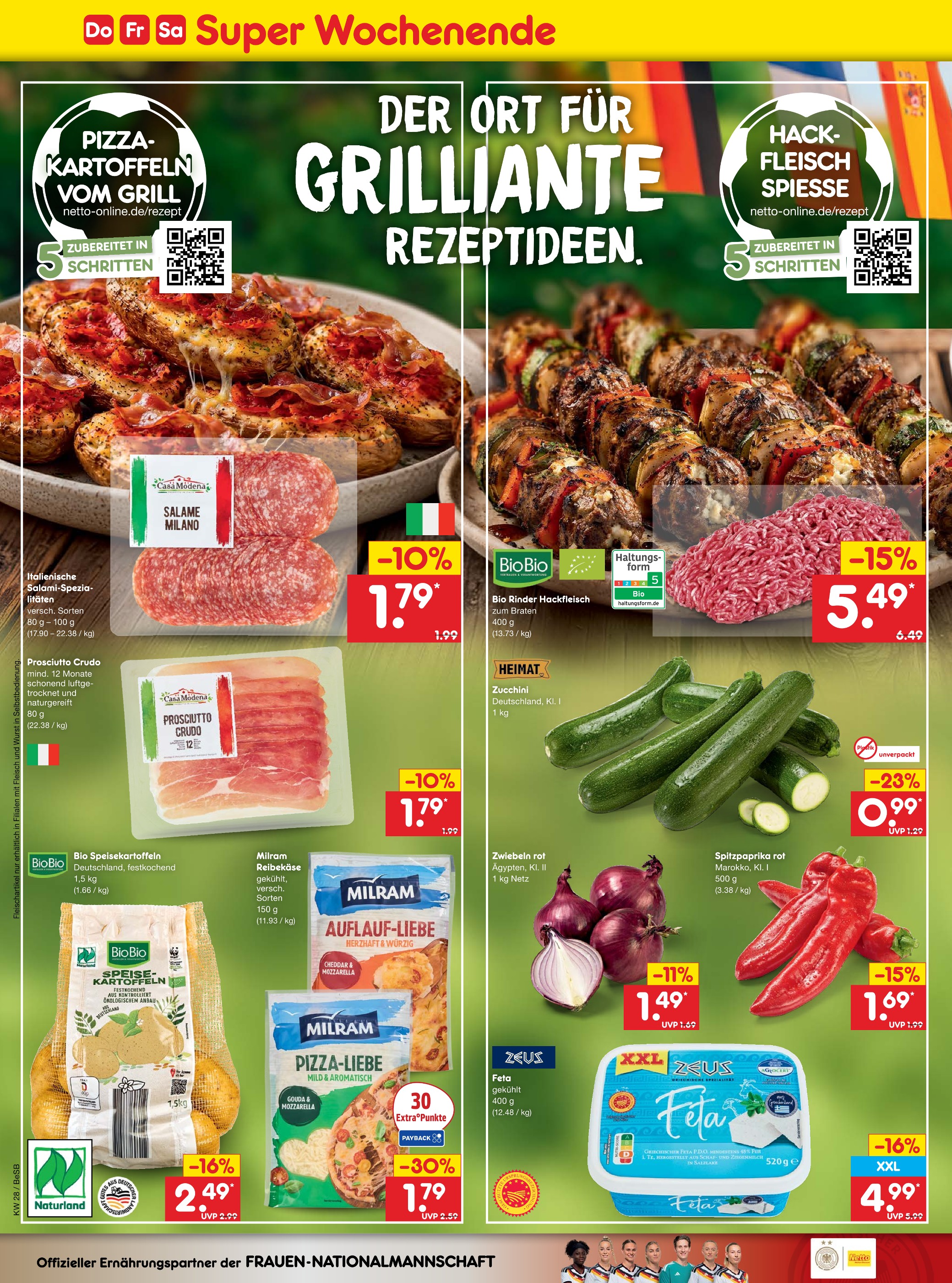 Pizza Angebot im aktuellen Netto Marken-Discount Prospekt auf Seite 3